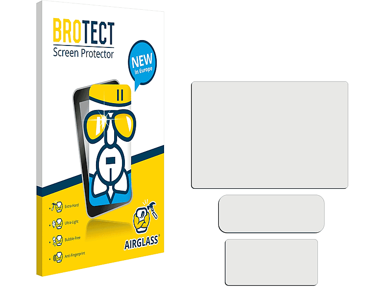 BROTECT Airglass klare Schutzfolie(für Mark 1D EOS X Canon II)