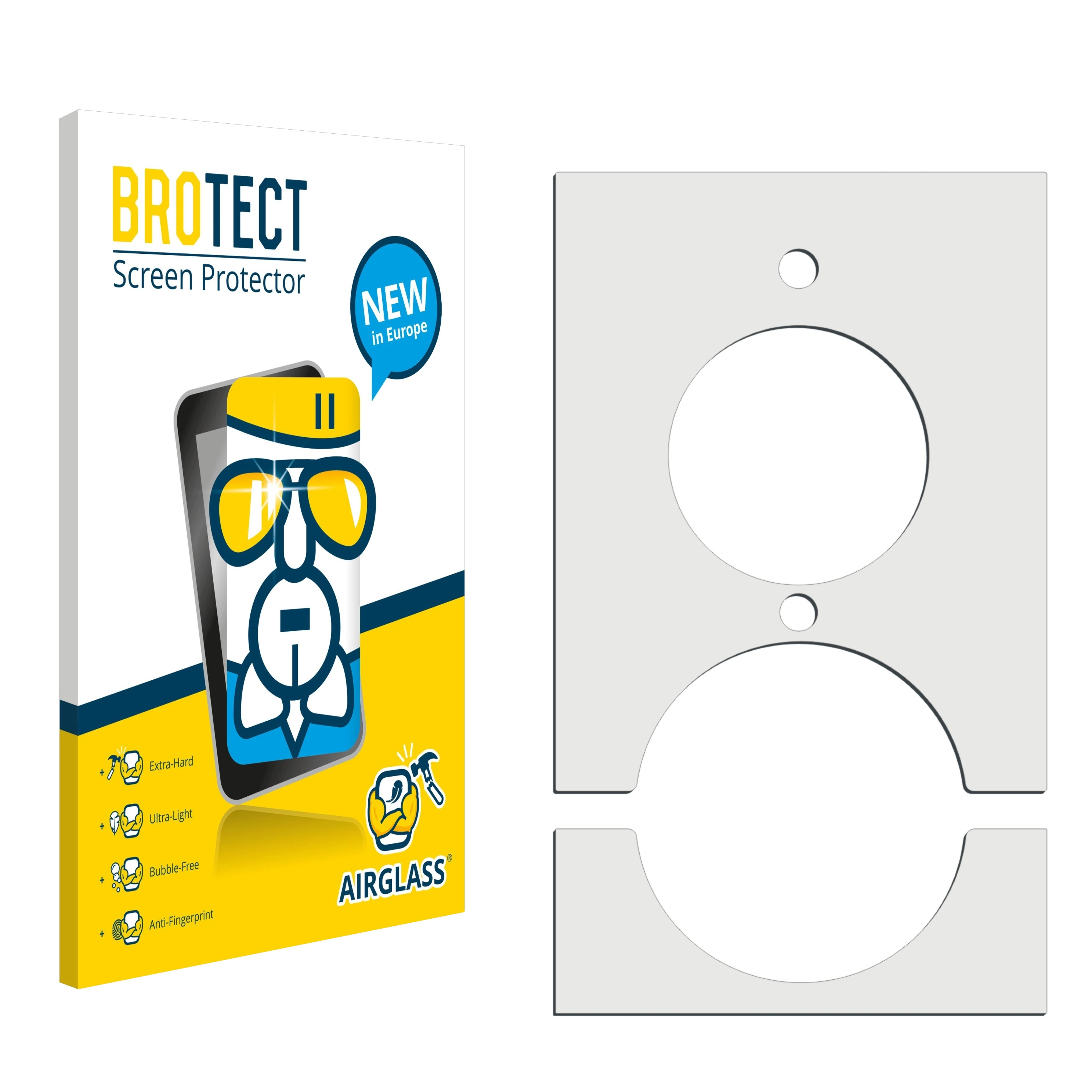 BROTECT Airglass klare Doorbell Schutzfolie(für Ring Elite) Video