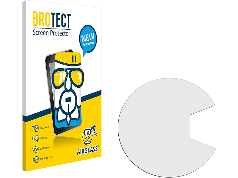 BROTECT Airglass klare Schutzfolie(für Diesel Chronograph DZ4466)