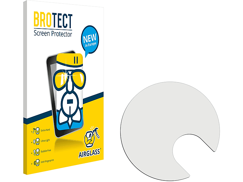 BROTECT Airglass klare Schutzfolie(für Xiaomi Redmi Note 9 5G)