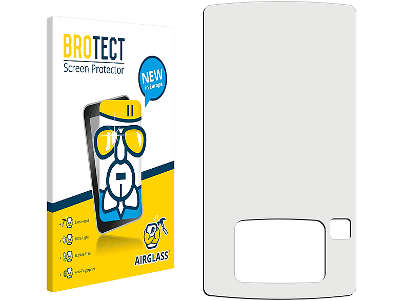 BROTECT Airglass klare Schutzfolie(für Transcend MP870)