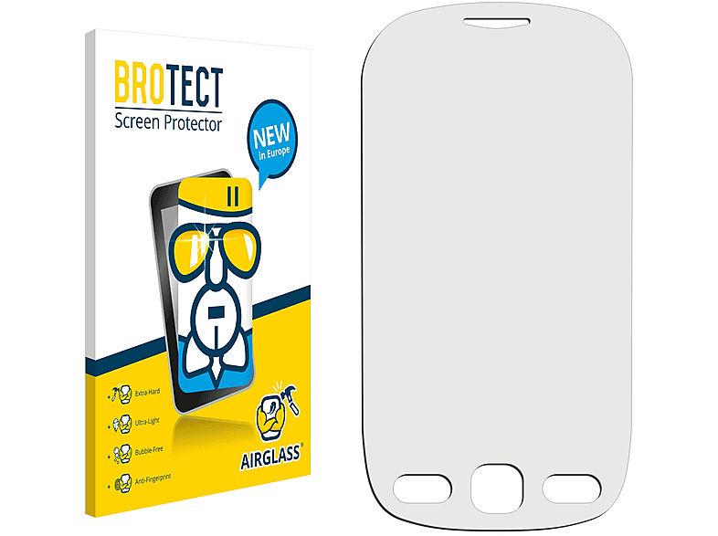 Airglass One Alcatel OT-890D) Schutzfolie(für Touch klare BROTECT