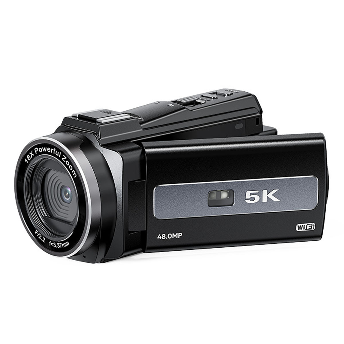 Night DV Shot Digitalkamera 5K Schwarz- 48 MP, und langer mit BRIGHTAKE Akkulaufzeit, Outdoor WiFi Kamera