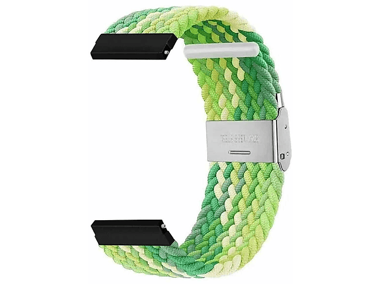 Gradient Ersatzarmband, Geflochten, Doro, Watch, green CASEONLINE