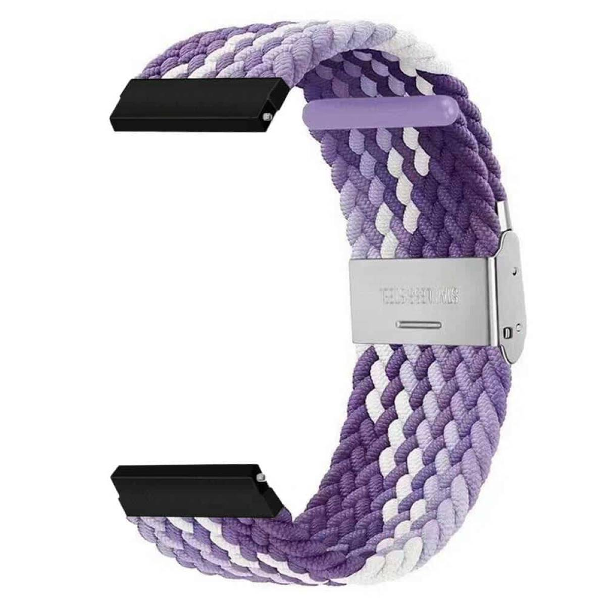 CASEONLINE Geflochten, Ersatzarmband, Samsung, Galaxy (47mm), purple Classic Gradient Watch 6