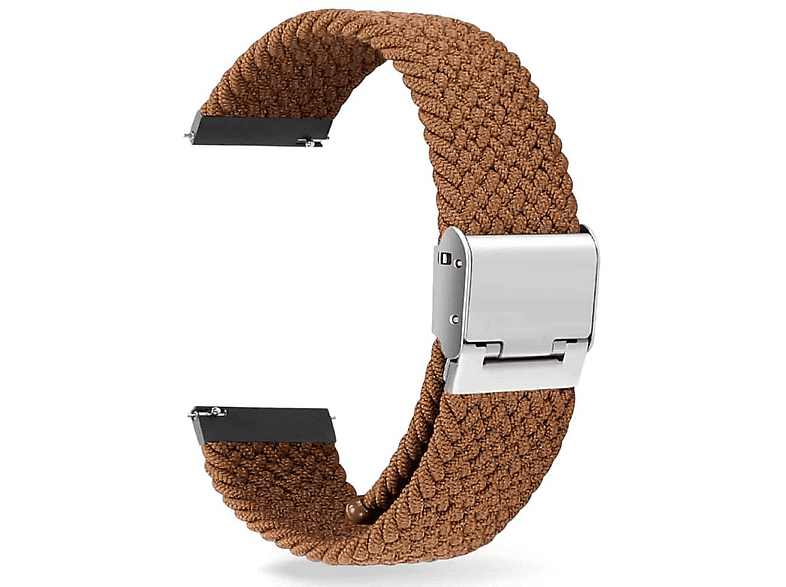 CASEONLINE Geflochten, Ersatzarmband, Samsung, Galaxy Watch 6 Classic (43mm), Braun | Smartwatch Armbänder