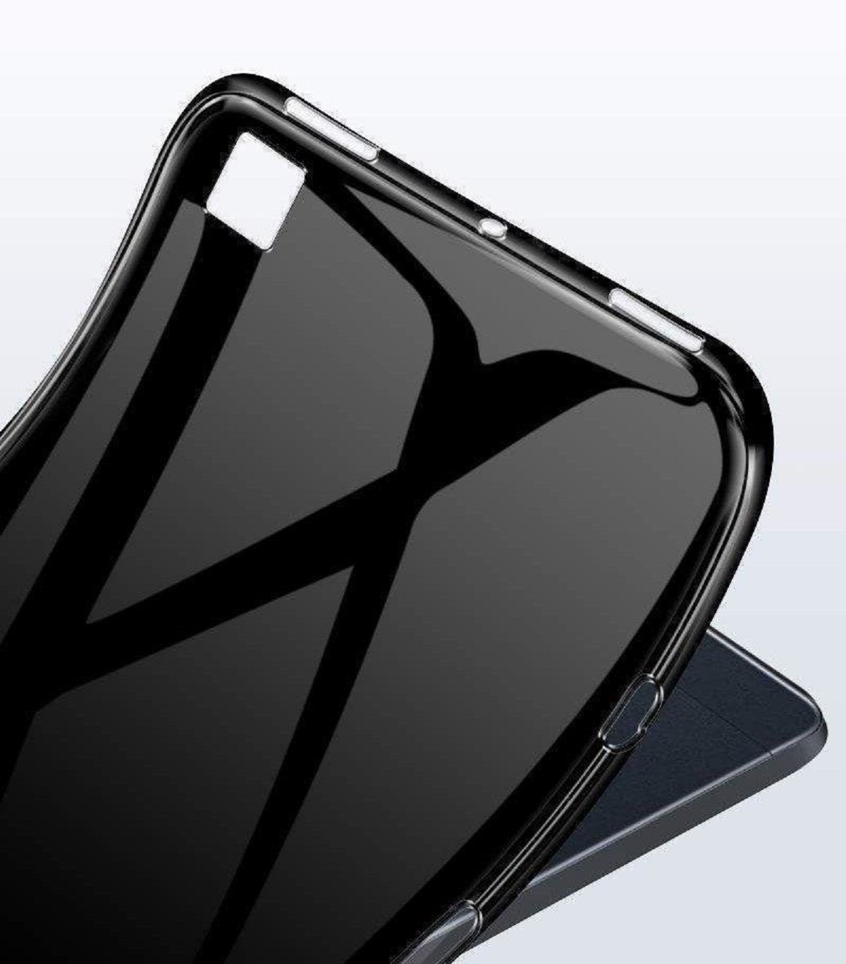 Xiaomi Hülle Schwarz Backcover Silikon, COFI Tablet Hülle Tablet für
