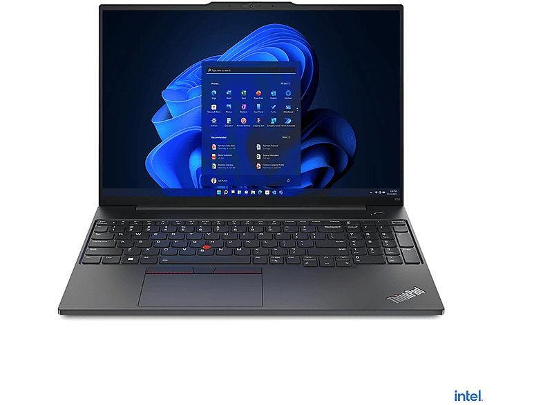 LENOVO TP E16 G1 I7-13700H 32GB, Notebook mit 16 Zoll Display, Intel® Core™ i7 Prozessor, 32 GB RAM, 1 TB SSD, Schwarz | Notebooks