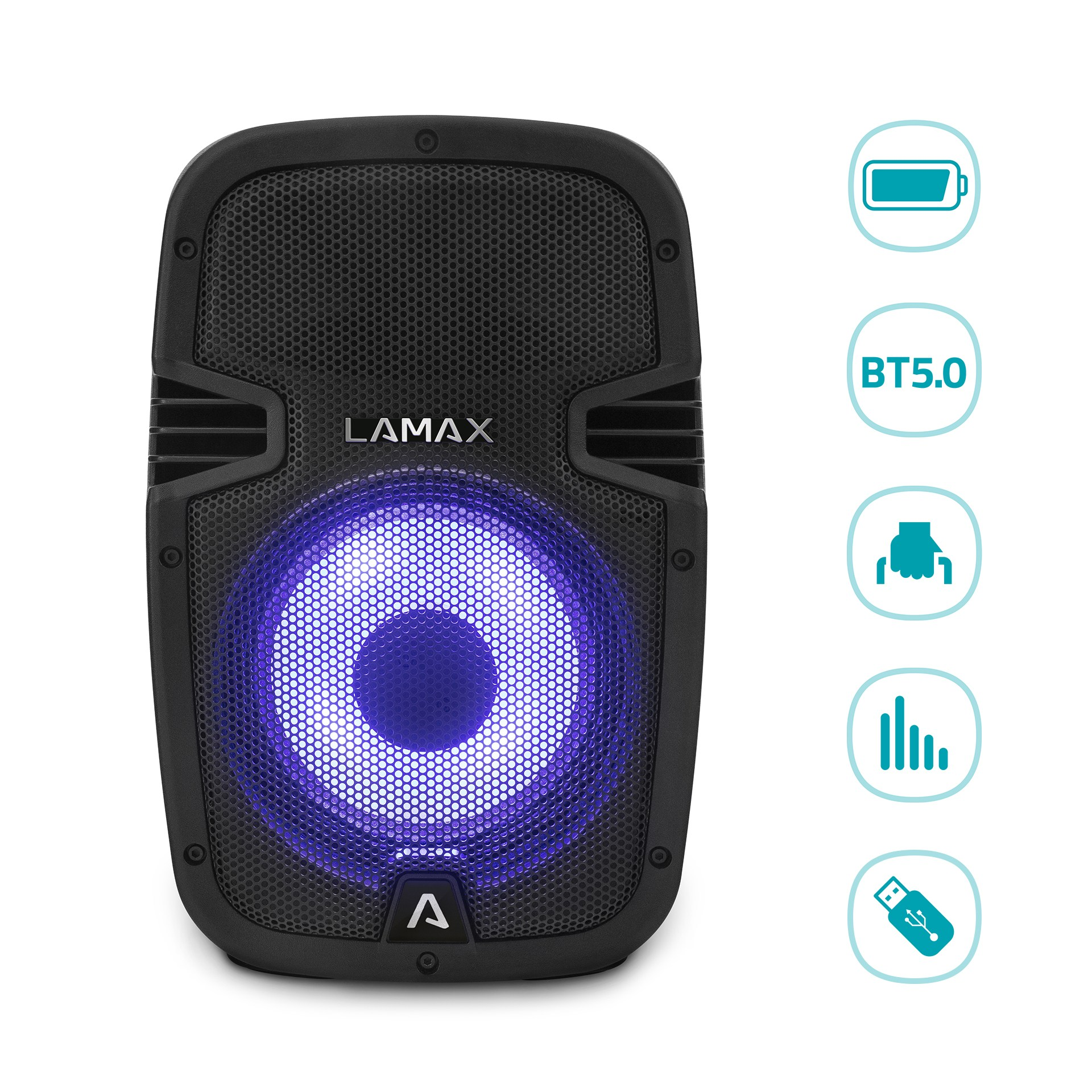 schwarz LAMAX Bluetooth-Lautsprecher, PartyBoomBox300