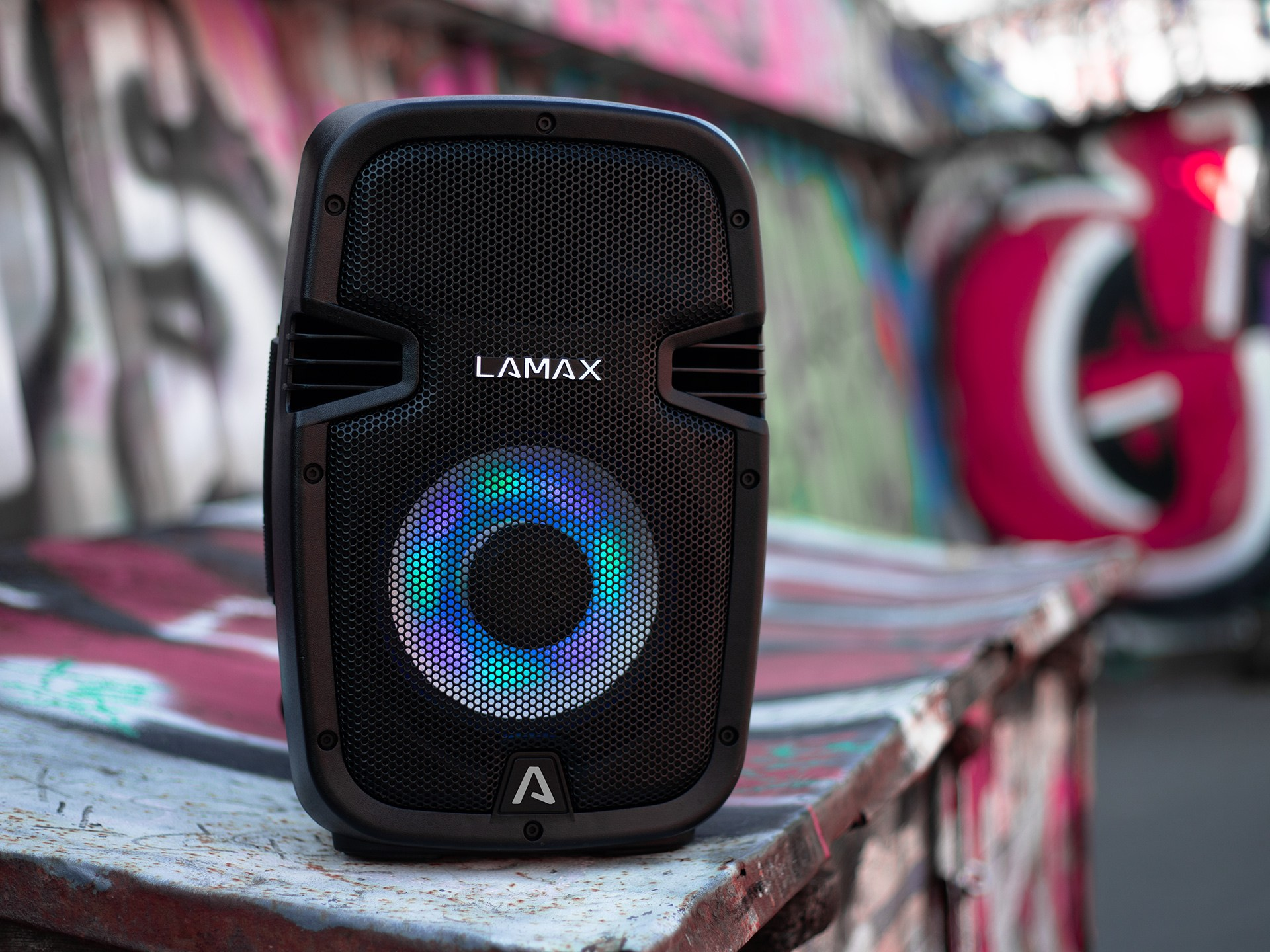 LAMAX schwarz Bluetooth-Lautsprecher, PartyBoomBox300