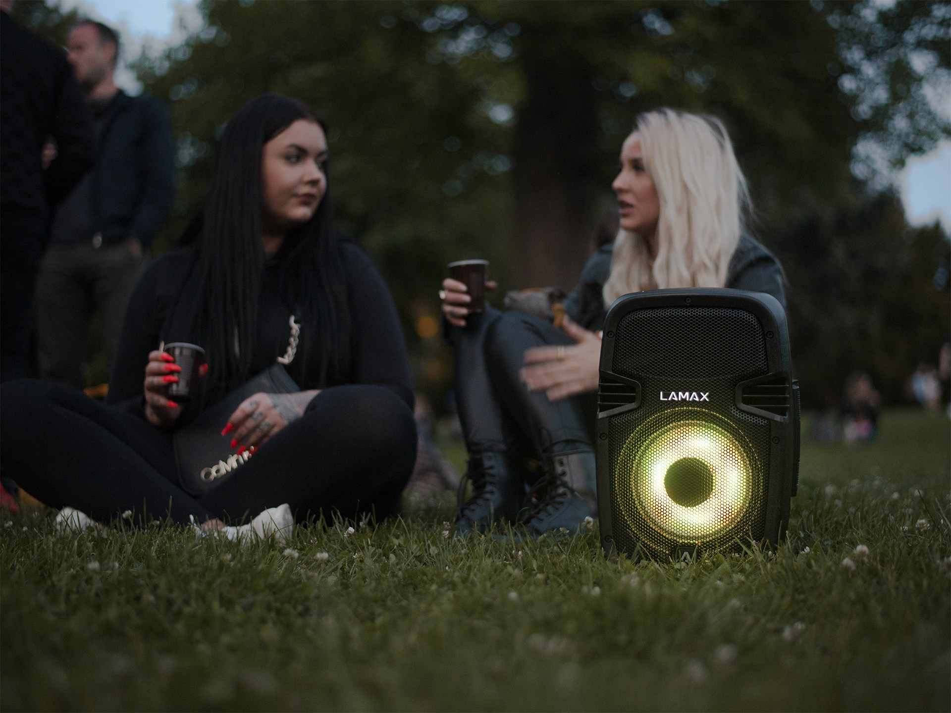 LAMAX PartyBoomBox300 Bluetooth-Lautsprecher, schwarz