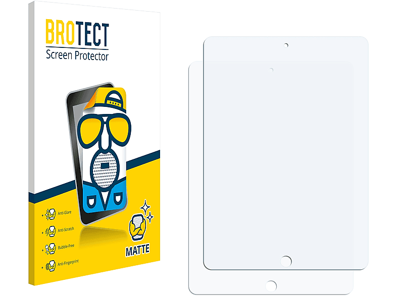 BROTECT 2x matte Schutzfolie(für Gen.)) 9.7 Apple iPad (5. 2017
