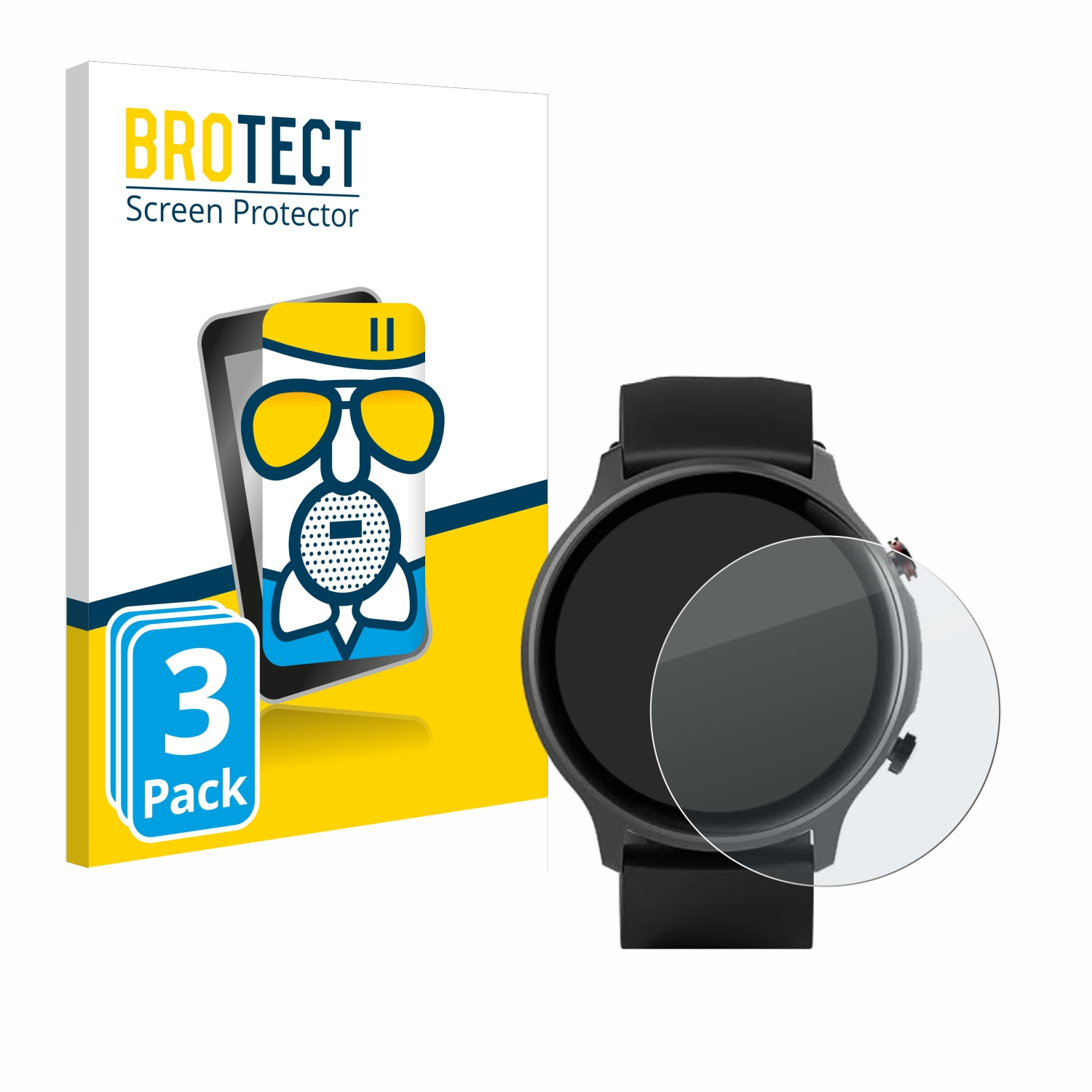 Airglass 3x matte Fit Watch Hama BROTECT Schutzfolie(für 6910)