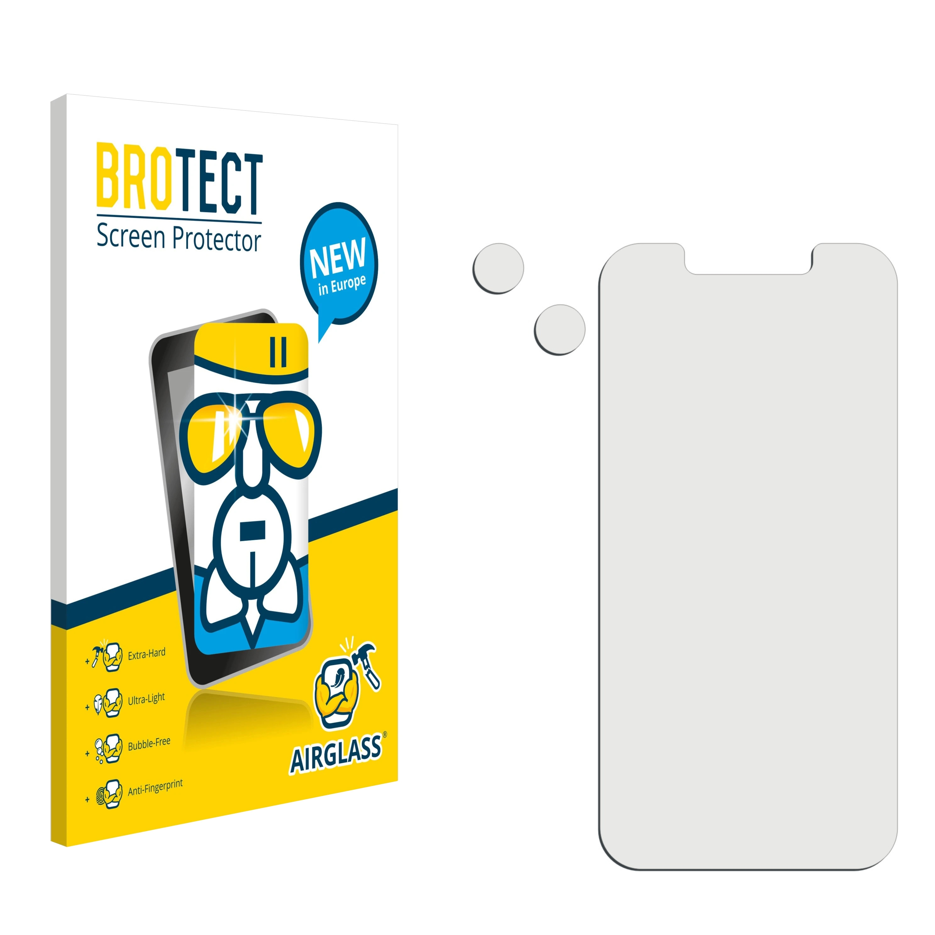 13 BROTECT mini) iPhone Airglass klare Schutzfolie(für Apple