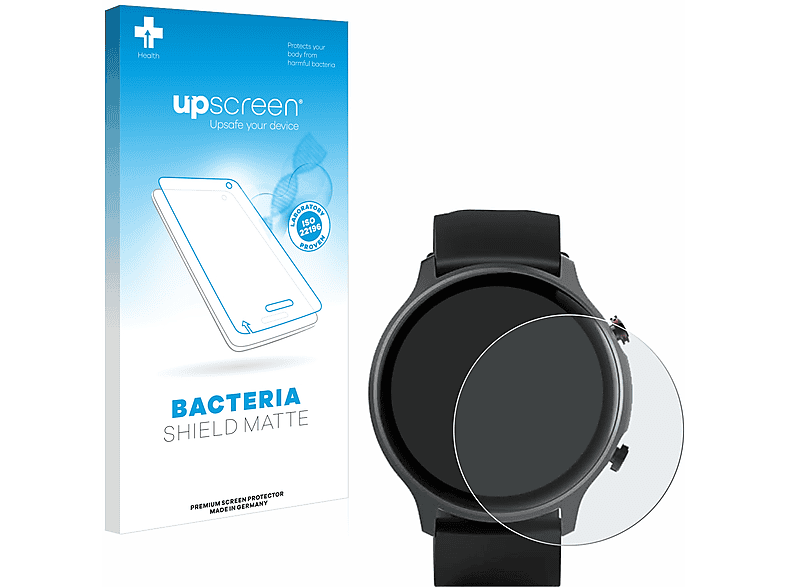 UPSCREEN antibakteriell entspiegelt matte Fit Watch 6910) Schutzfolie(für Hama