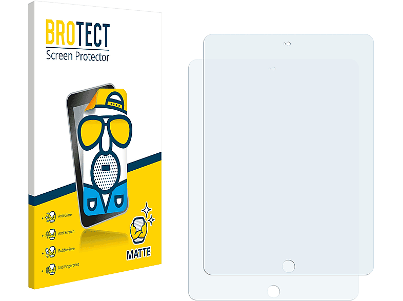 BROTECT 2x LTE Apple Schutzfolie(für Air matte iPad 2013)