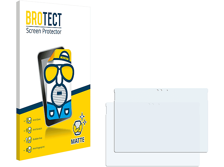 Pro BROTECT 2017) Schutzfolie(für 2x Surface Microsoft 5 matte