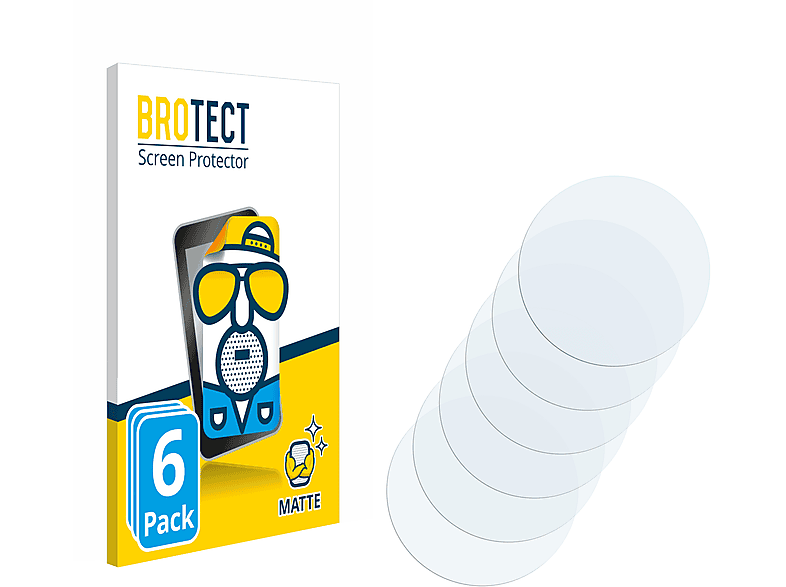 BROTECT 6x matte Schutzfolie(für Novasmart RunR IV)