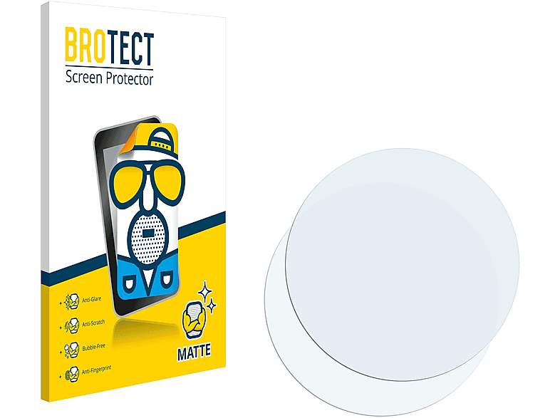 BROTECT 2x matte Schutzfolie(für Casio Pro Trek Smart WSD-F20A)