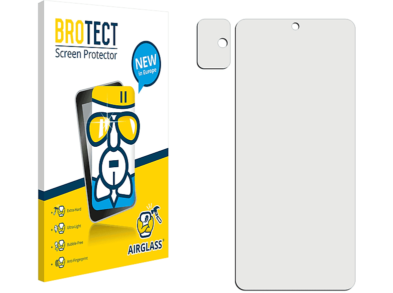 BROTECT Airglass klare Samsung A51) Schutzfolie(für Galaxy
