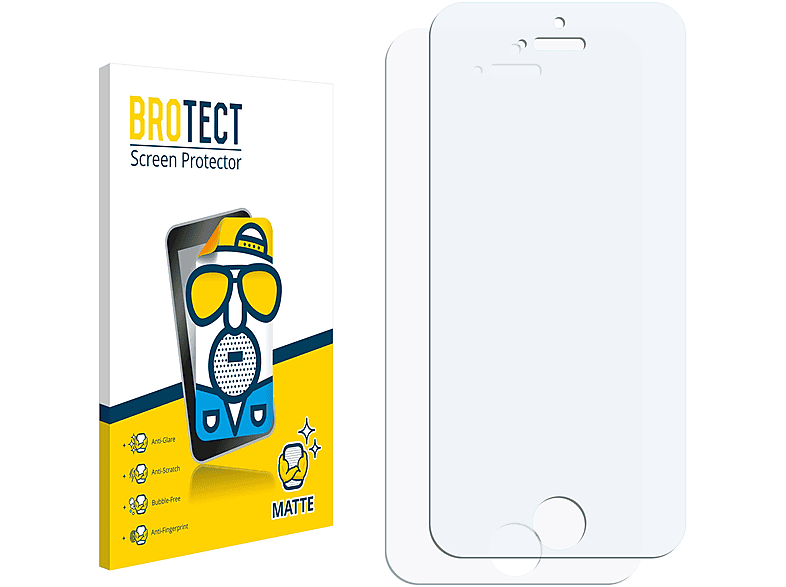 BROTECT 2x matte Schutzfolie(für iPhone 5S) Apple
