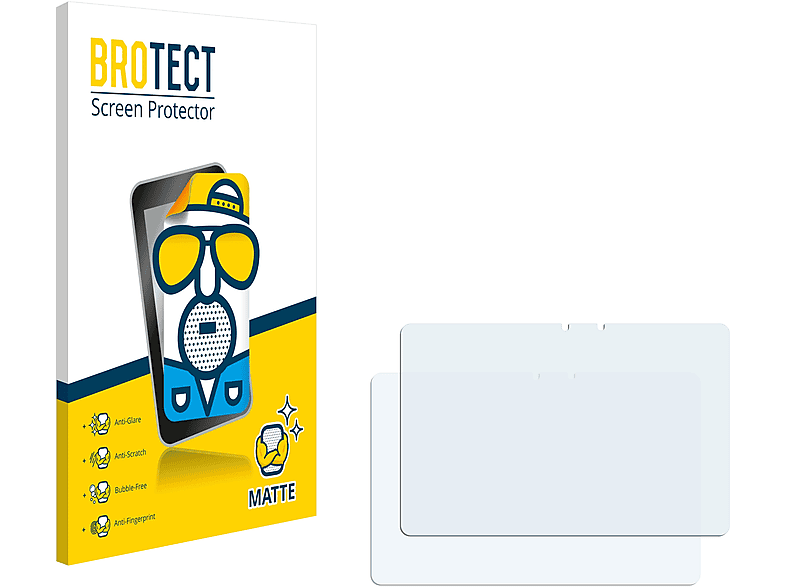 BROTECT 2x matte WiFi Tab S7 Galaxy (im Schutzfolie(für Querformat)) 2020 Samsung