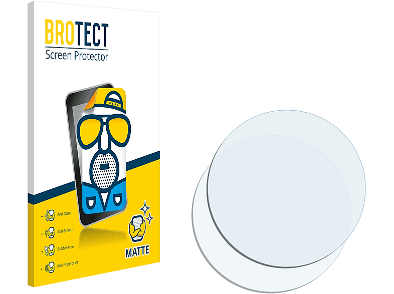 BROTECT 2x matte Schutzfolie(für TAG Heuer Aquaracer (43 mm))