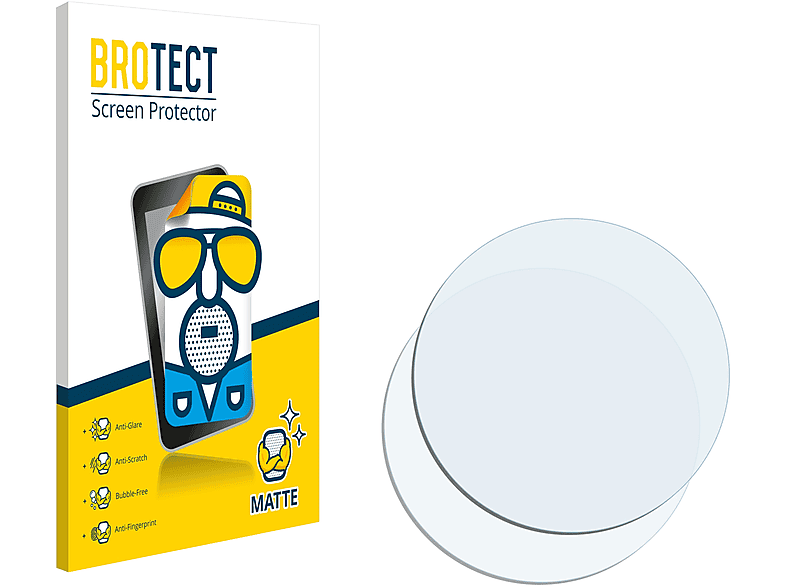 BROTECT 2x matte Schutzfolie(für Casio Trek PRW-30-1AER) Pro