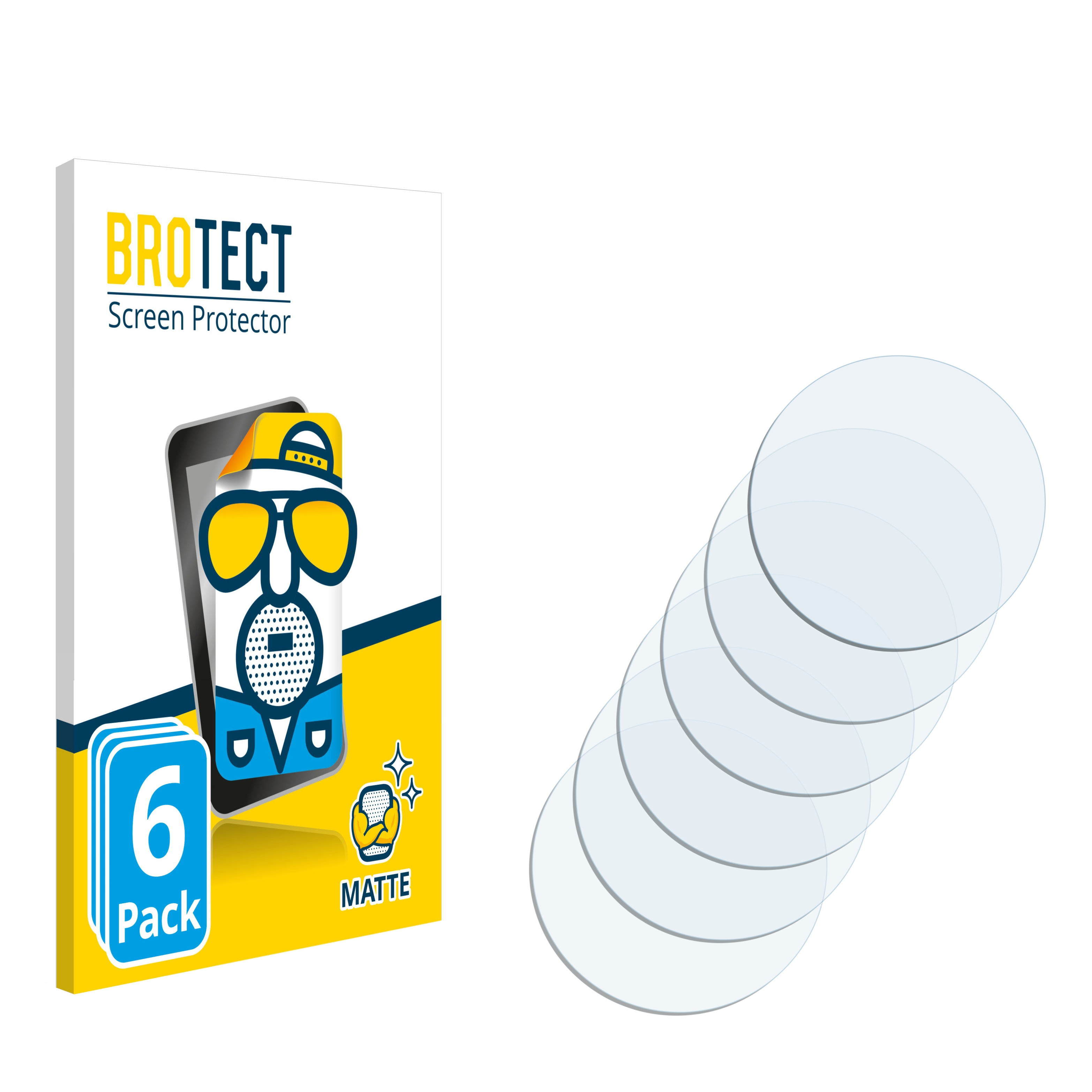 BROTECT 6x matte Schutzfolie(für (40 2S mm)) Solar Garmin Instinct