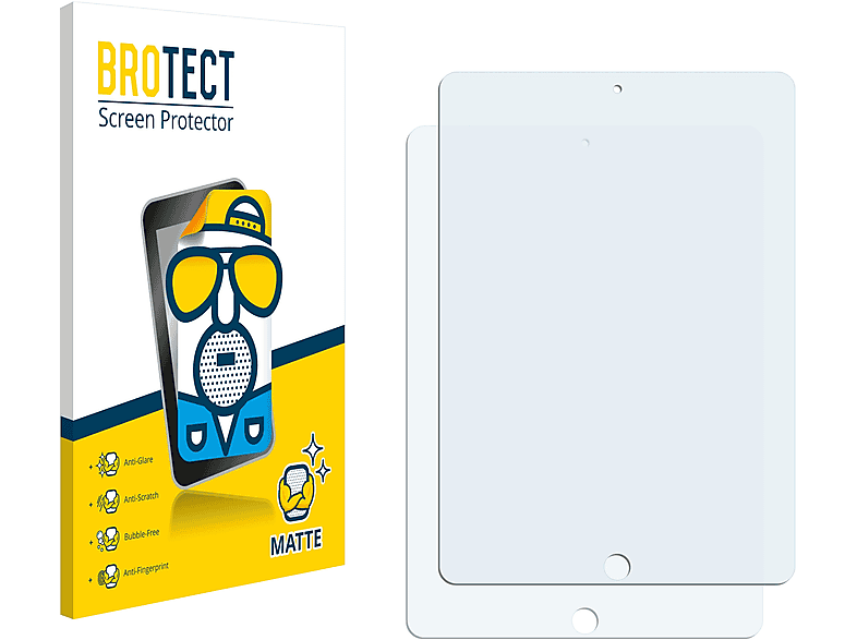 BROTECT WiFi 2x Schutzfolie(für Cellular iPad (7. 2019 Apple Gen.)) matte 10.2\