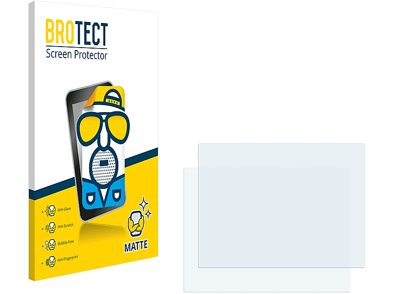 BROTECT 2x matte Schutzfolie(für Panasonic Toughbook CF-30)