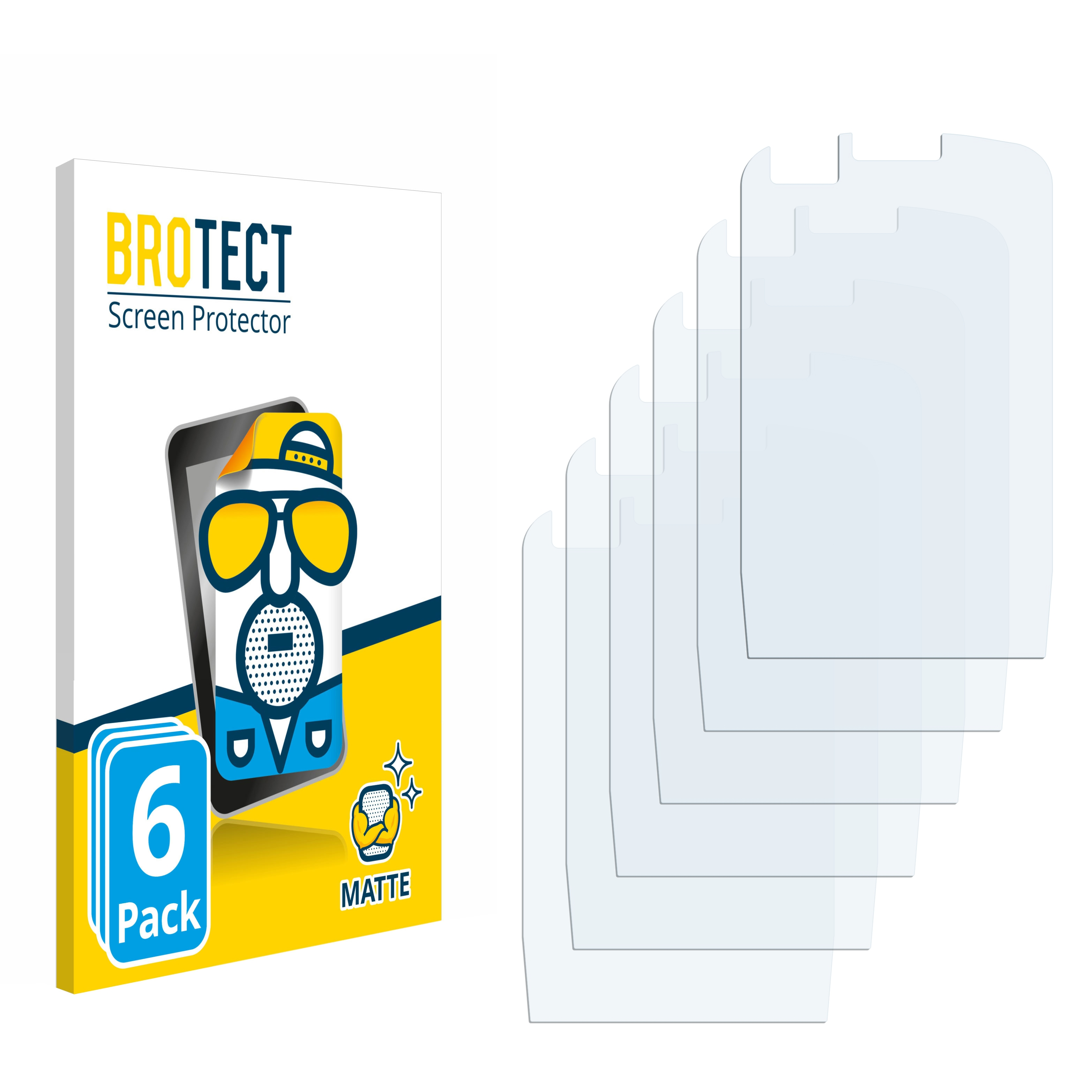 BROTECT 6x matte Schutzfolie(für Unify Phone OpenScape R6) DECT