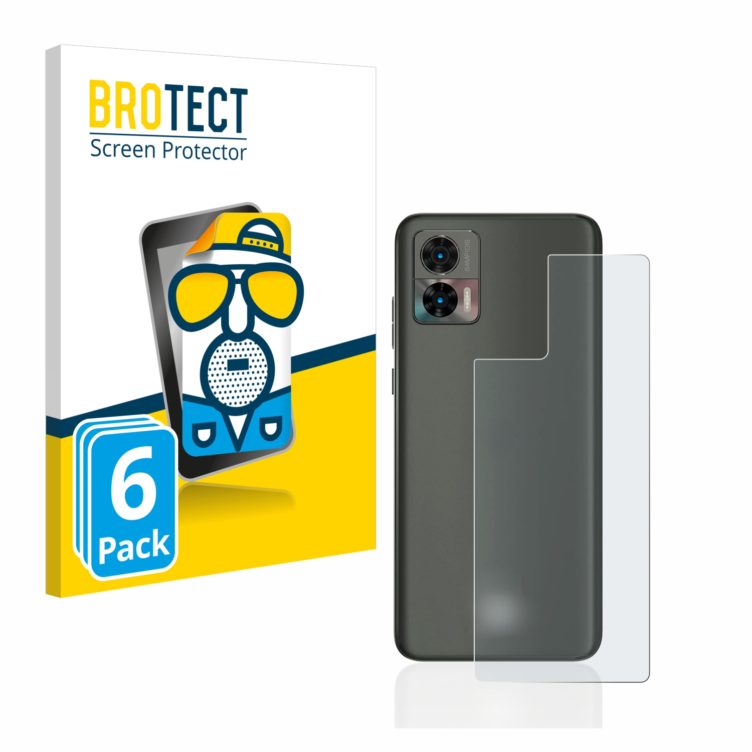 BROTECT 6x Motorola 30 matte Edge Neo) Schutzfolie(für