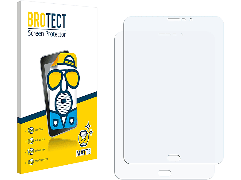 BROTECT 2x matte Schutzfolie(für Samsung Galaxy Tab Tab S2 8.0 LTE)