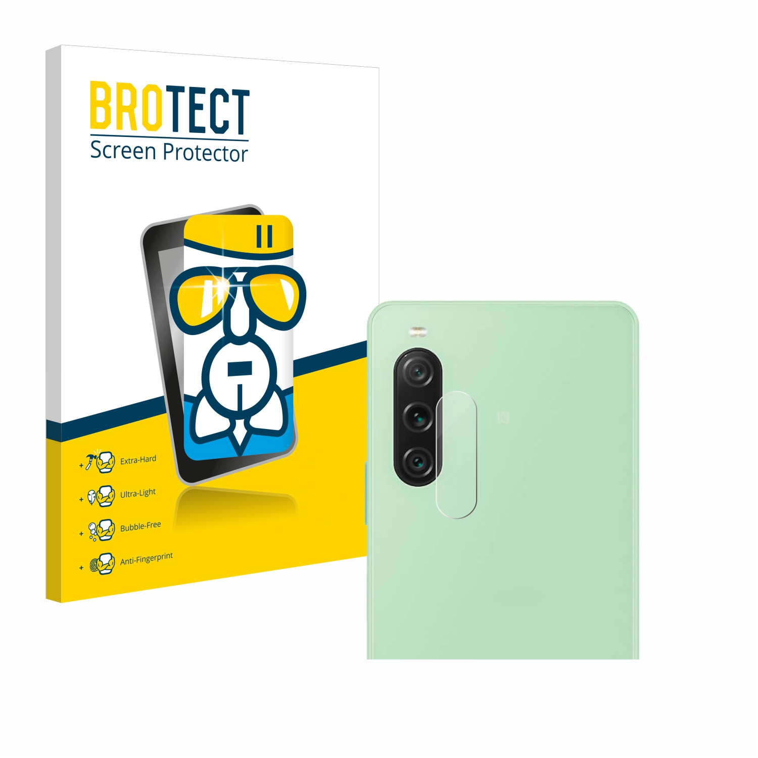 BROTECT Airglass klare Schutzfolie(für 10 Sony Xperia V)