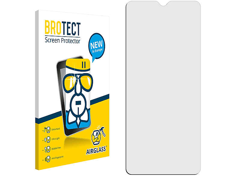 klare Airglass BROTECT realme Schutzfolie(für C35)