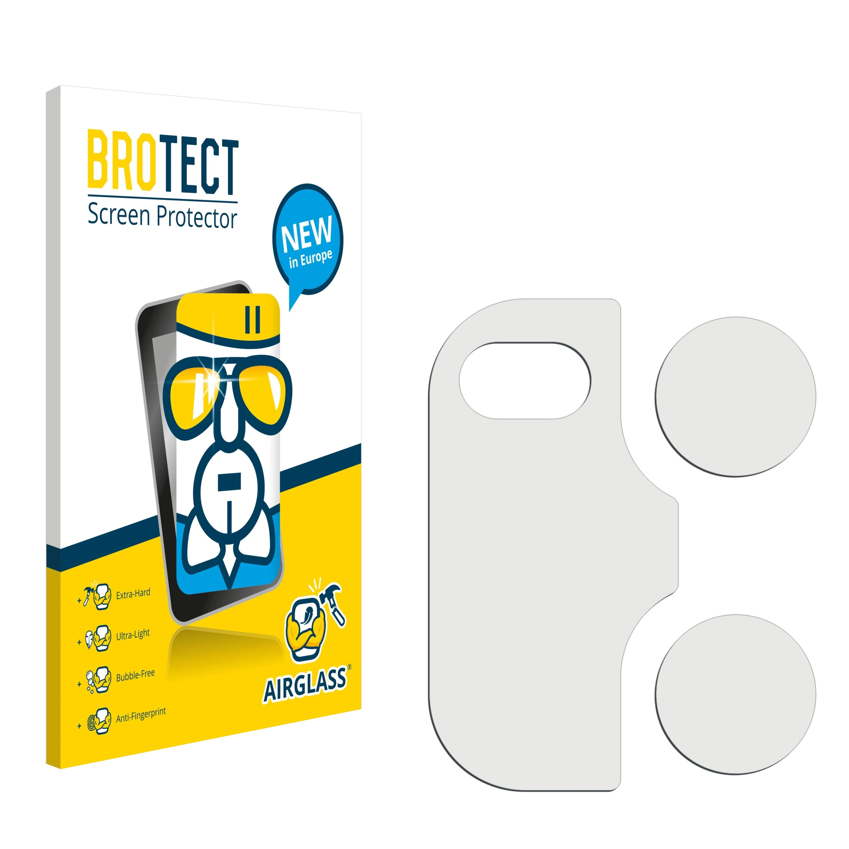 X3) BROTECT Oppo Find Airglass Schutzfolie(für klare