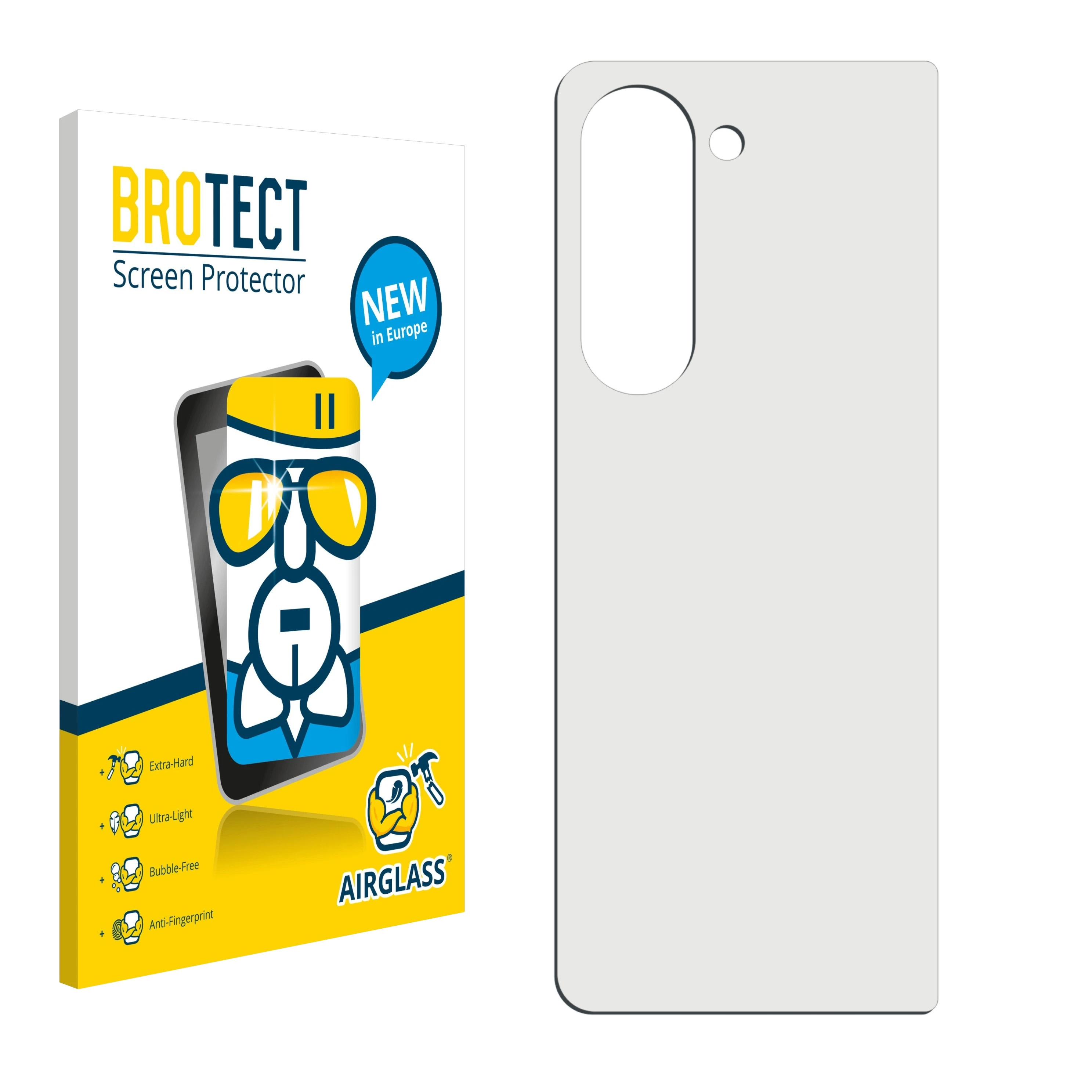 BROTECT Airglass Samsung Fold Z Galaxy 5) Schutzfolie(für klare