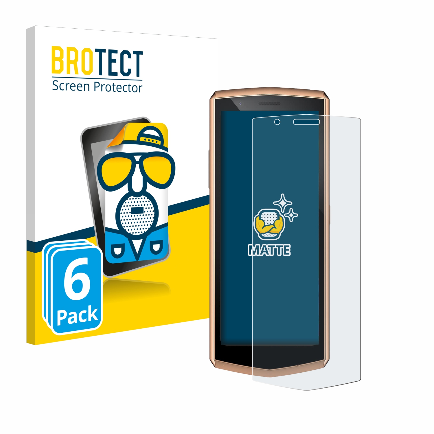 Schutzfolie(für 6x matte 3) Cubot BROTECT Pocket