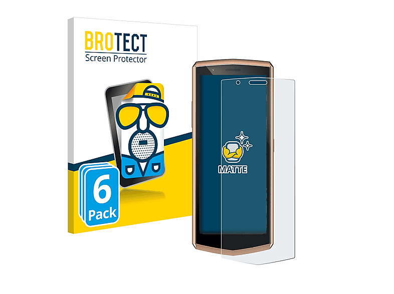 Pocket 3) BROTECT matte 6x Schutzfolie(für Cubot