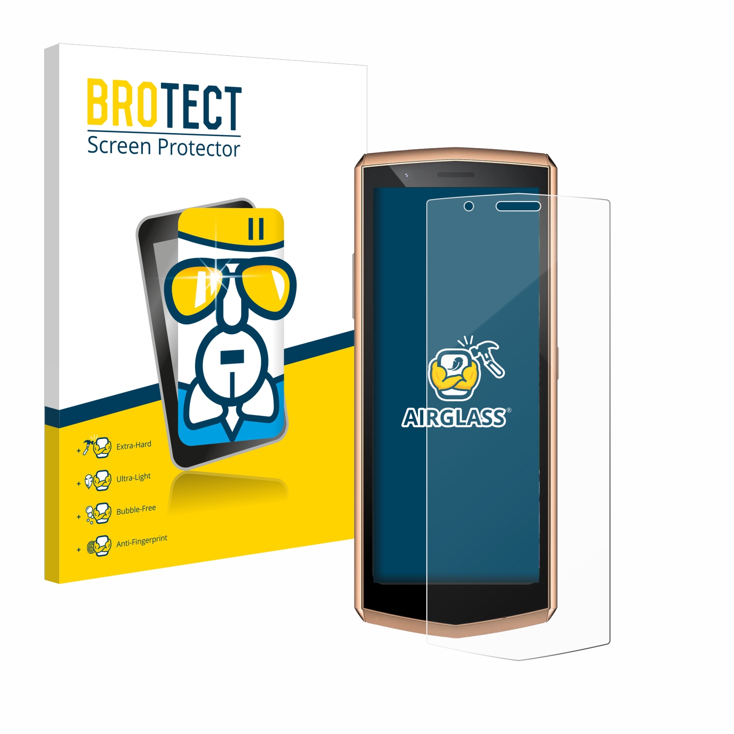 Airglass klare BROTECT Cubot Pocket 3) Schutzfolie(für