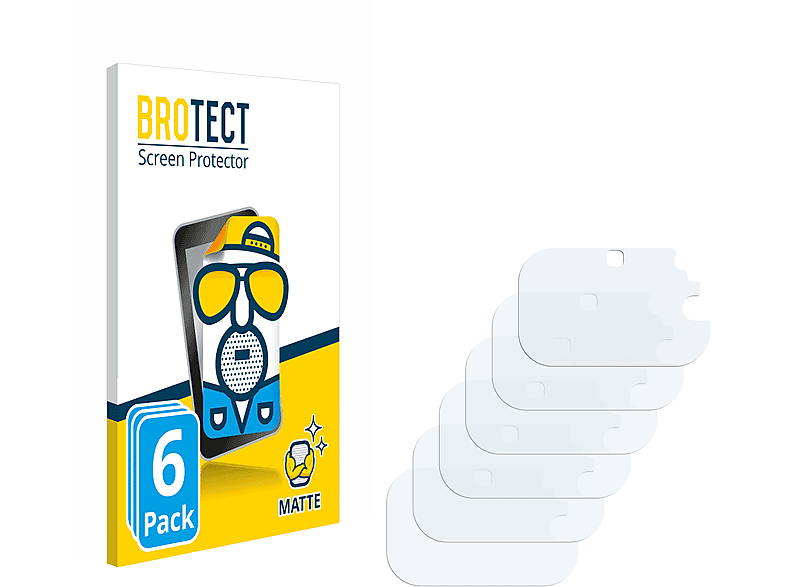BROTECT 6x matte Schutzfolie(für Vtech Kidizoom Touch 5.0 2018)