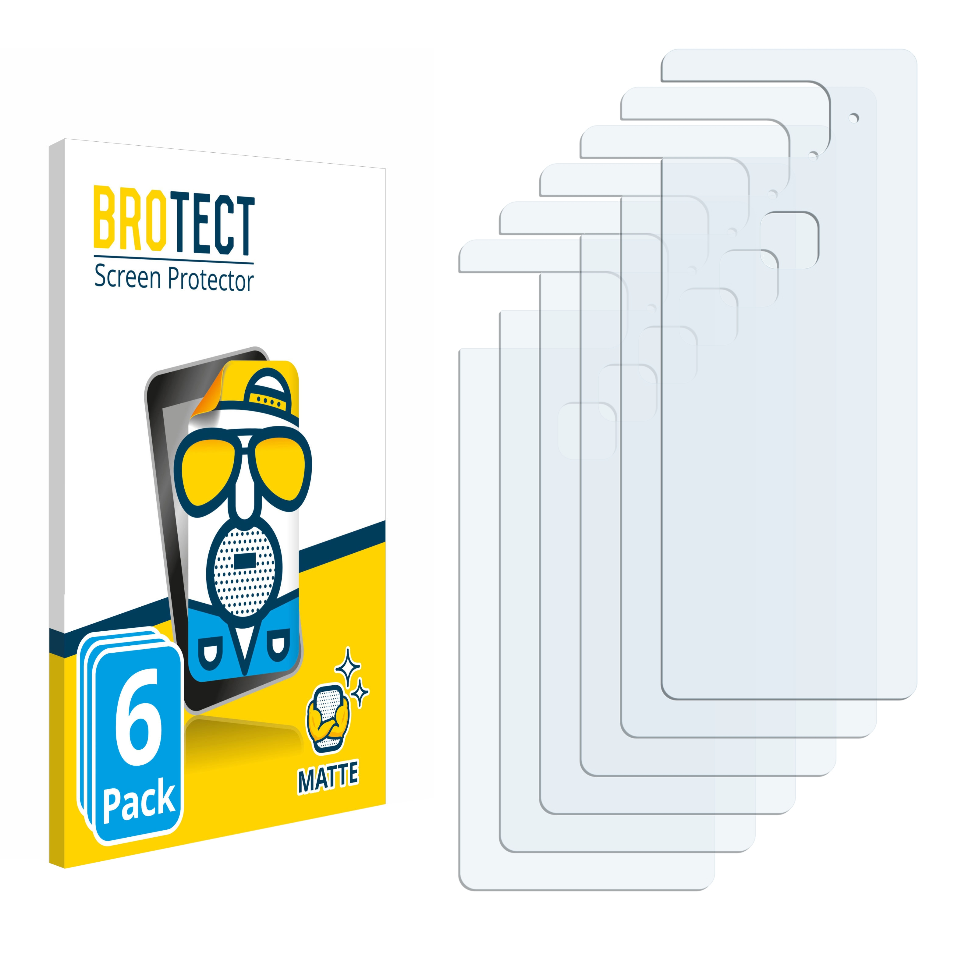 BROTECT 6x matte for Insiders) Schutzfolie(für Smartphone Snapdragon ASUS