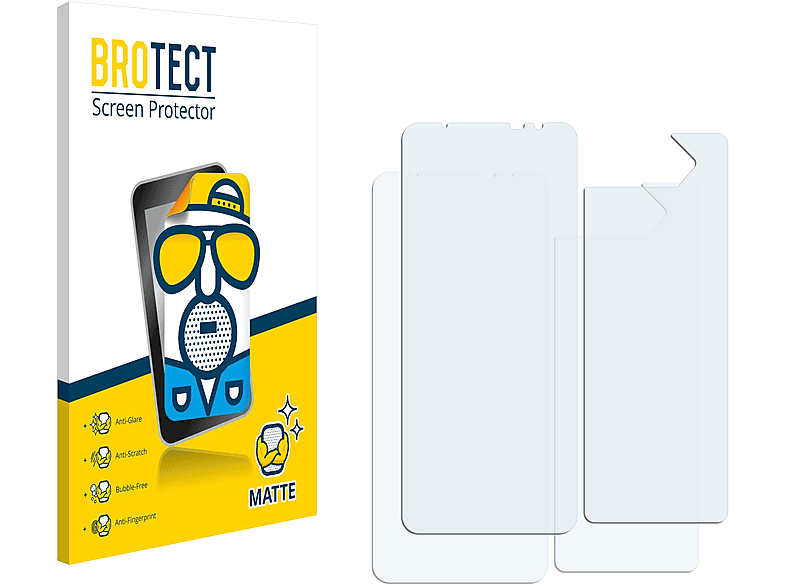 BROTECT 2x matte Phone ROG 5s) Schutzfolie(für ASUS