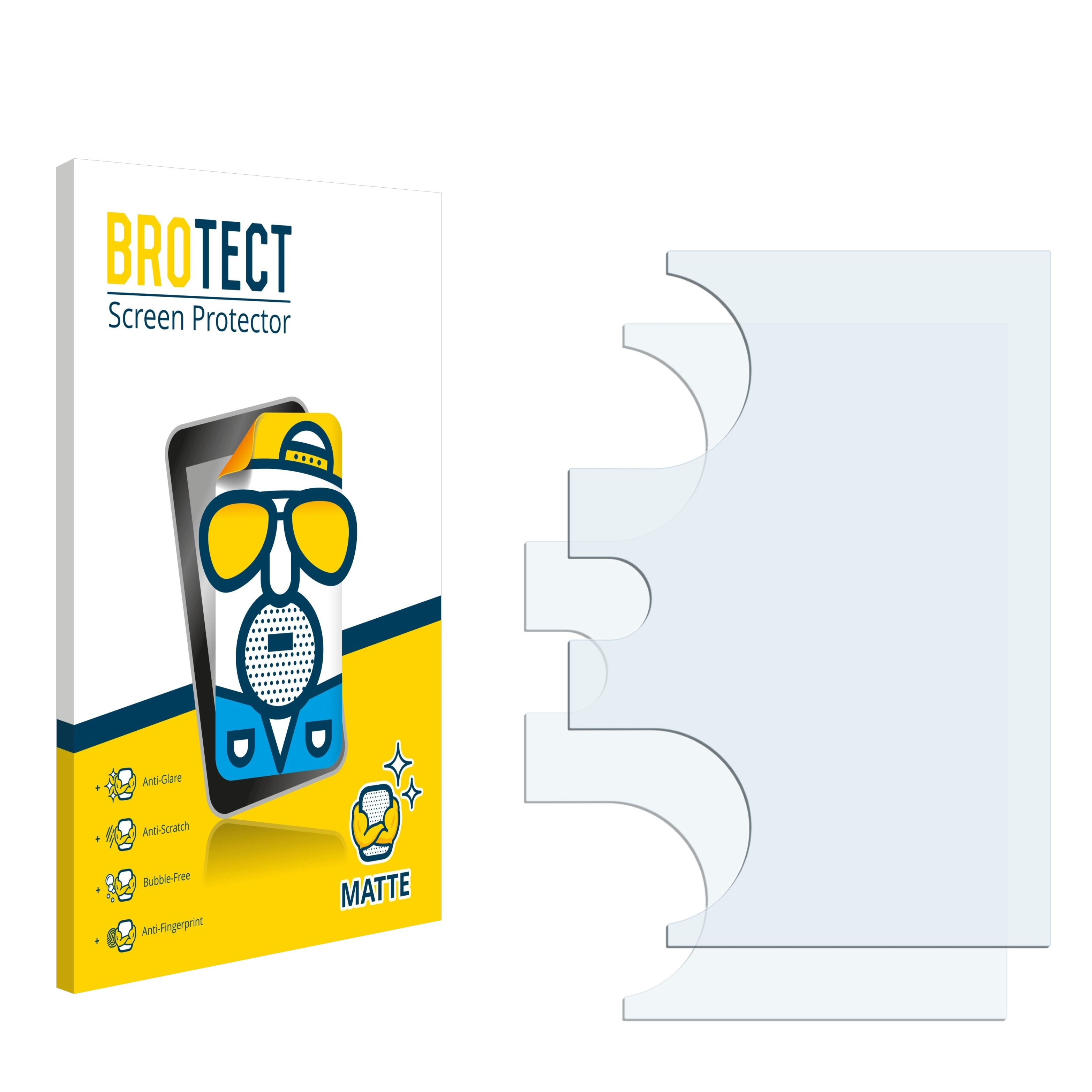 BROTECT 2x matte Schutzfolie(für Touch Duo) Pro