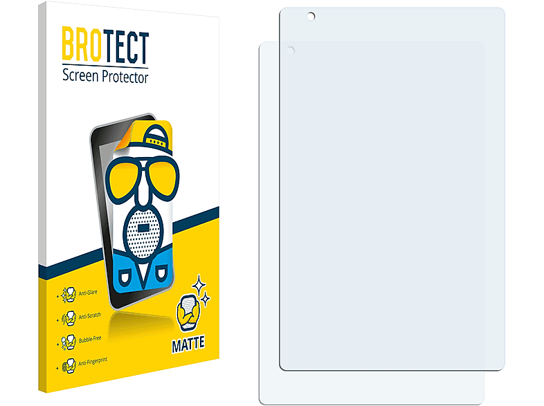 BROTECT 2x matte Schutzfolie(für Vankyo Z10) MatrixPad