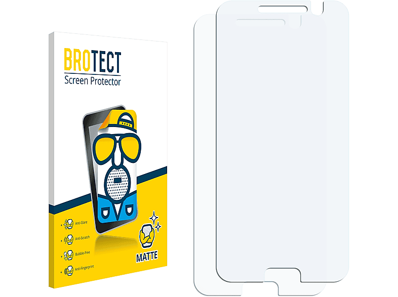 Schutzfolie(für HTC BROTECT 10) matte 2x