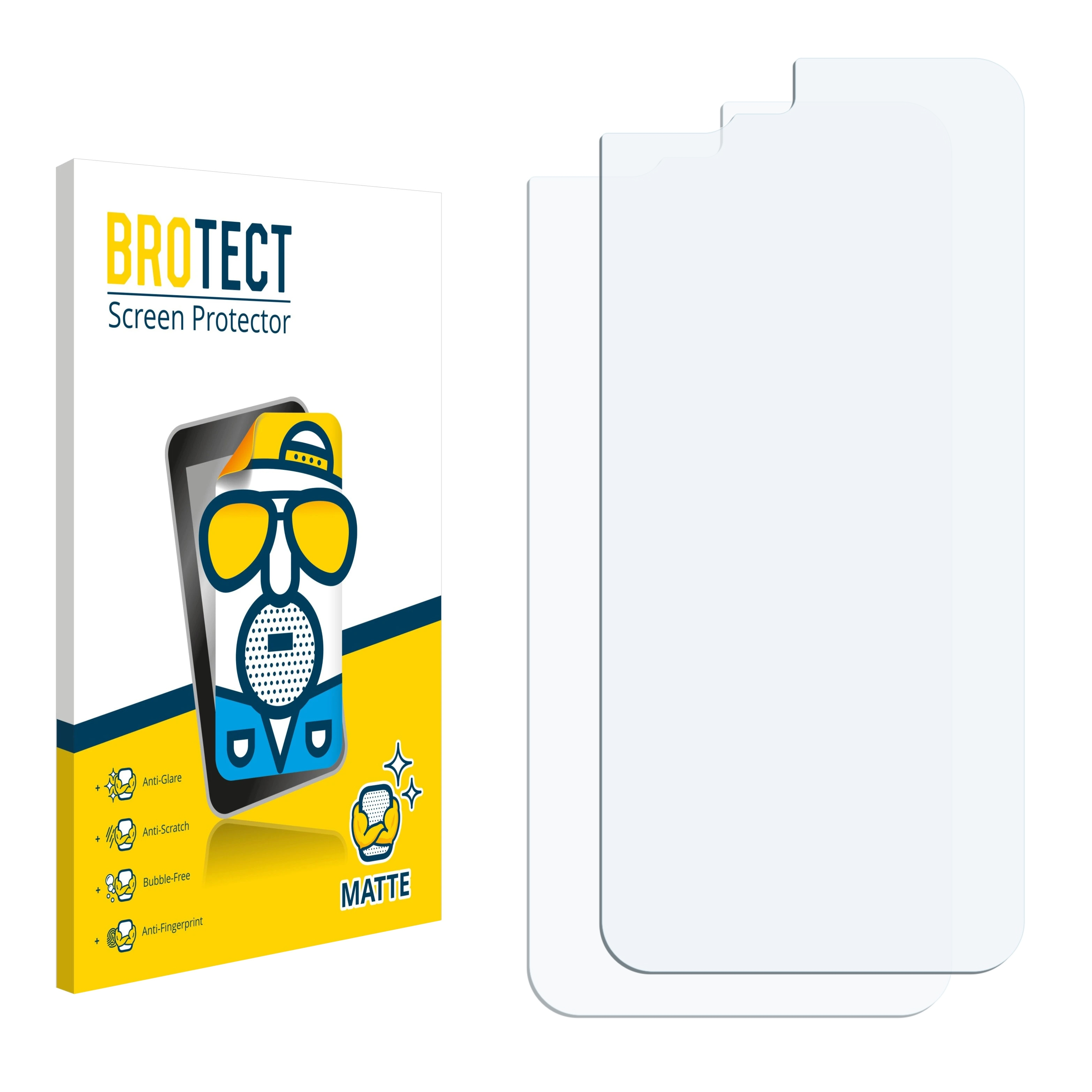 BROTECT 2x matte 7 iPhone Schutzfolie(für Plus) Apple