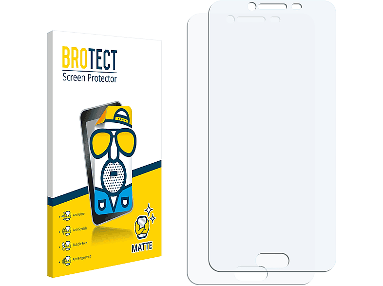 matte C7) Schutzfolie(für Galaxy Samsung BROTECT 2x