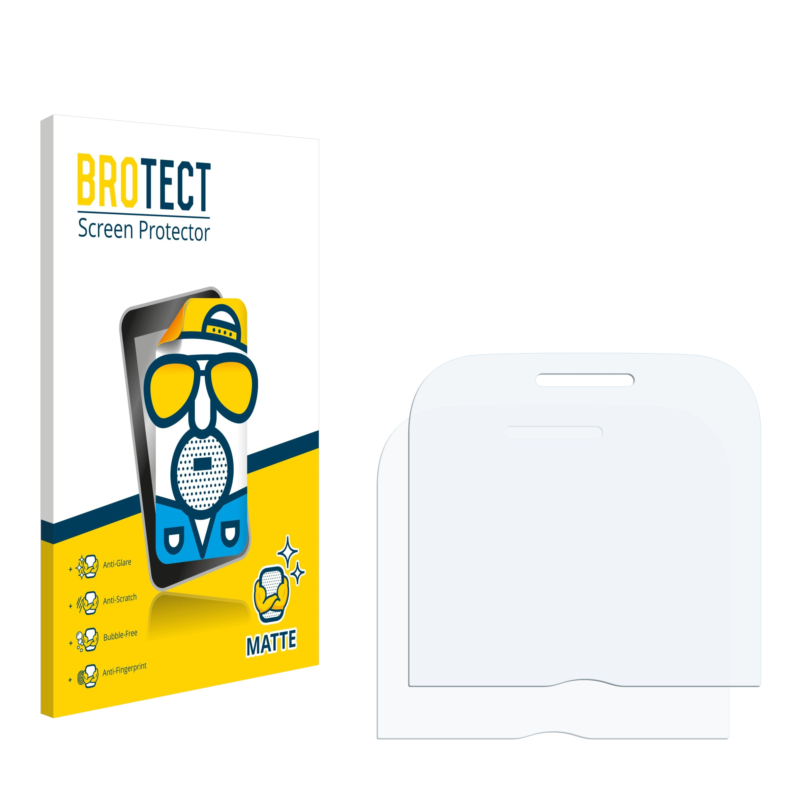 BROTECT 2x matte Schutzfolie(für Alcatel One 20.04C) Touch